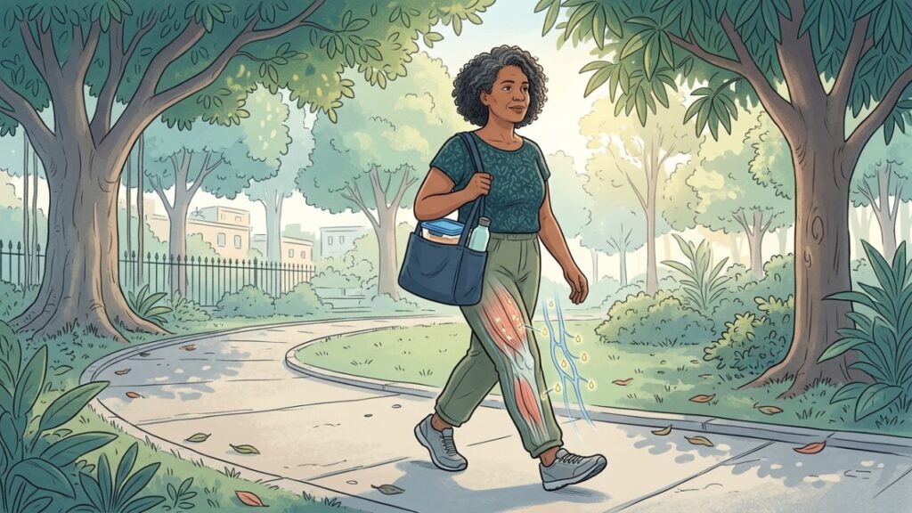 Caminhar após refeições ajuda os músculos a usar melhor a glicose.