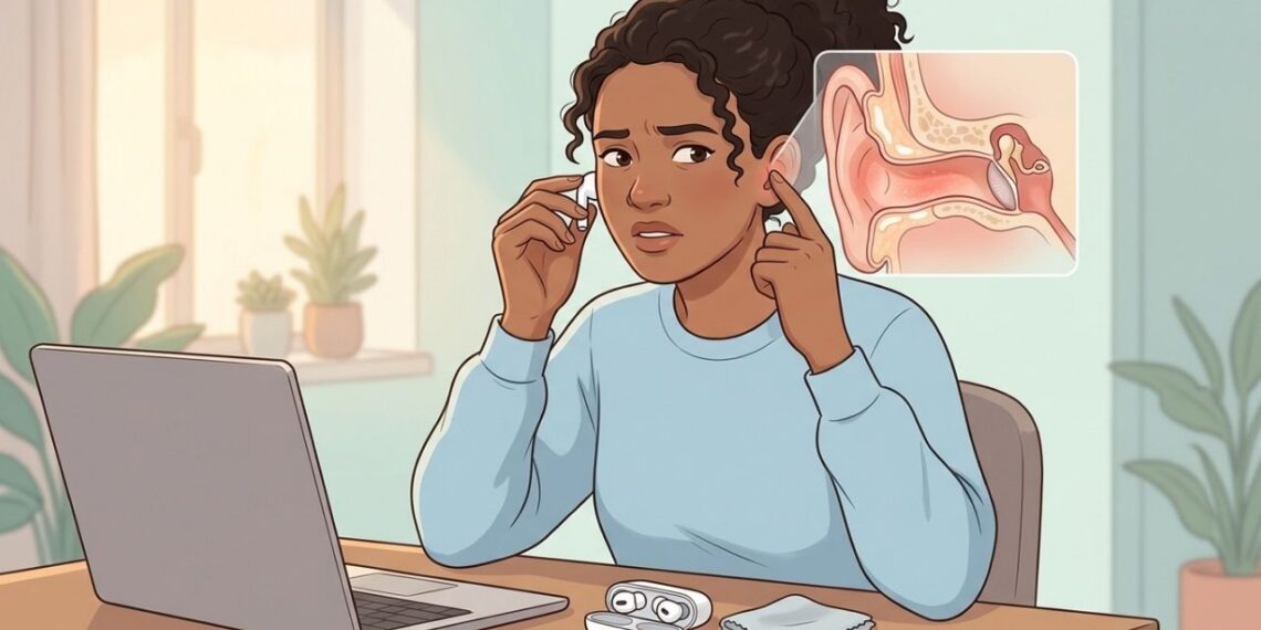 O ouvido começa a coçar depois de usar fones por muitas horas? Irritação, umidade e dermatite podem estar por trás do incômodo
