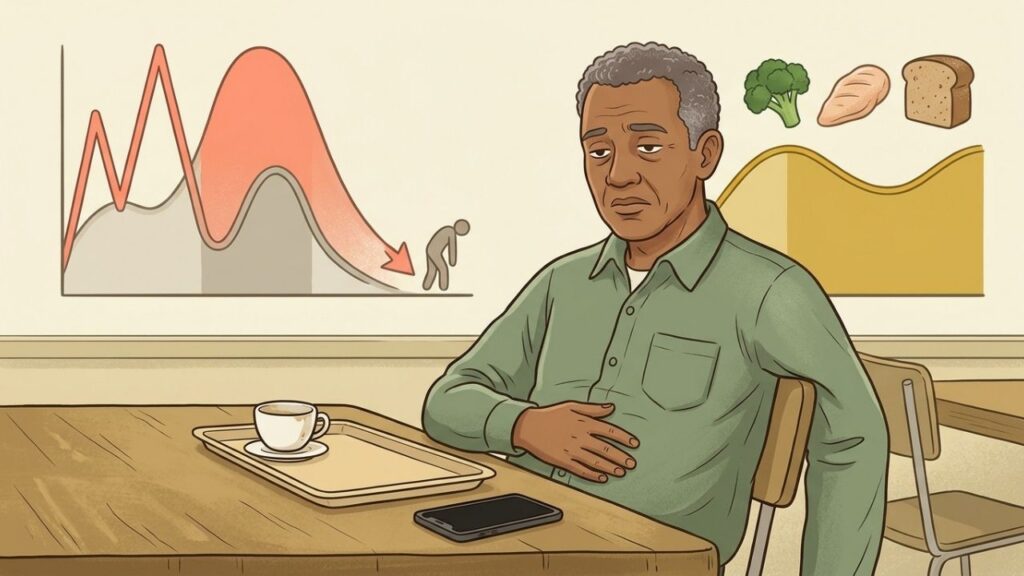 Refeições desequilibradas favorecem oscilações metabólicas, fome e cansaço intenso.