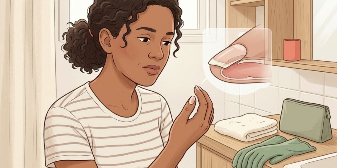 A unha começou a descolar pela ponta sem ter sofrido uma pancada? Umidade, trauma repetido e micose estão entre as causas