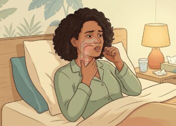 A gripe melhorou, mas o pigarro e a tosse pioram quando você se deita? A secreção que escorre pela garganta pode explicar