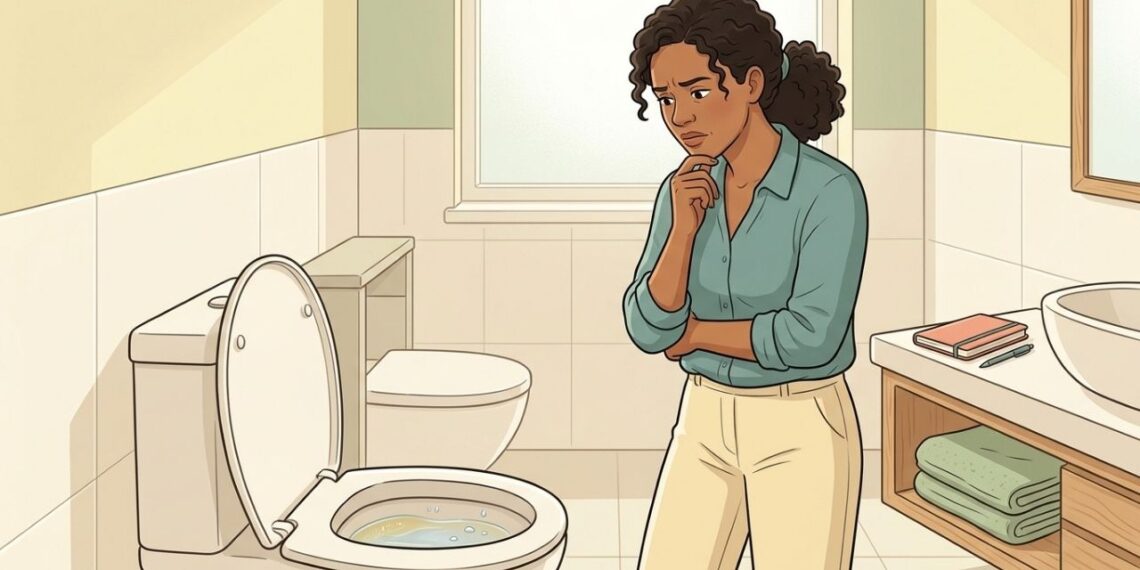 Fezes que boiam e deixam uma película oleosa no vaso formam um quadro diferente do simples excesso de gases