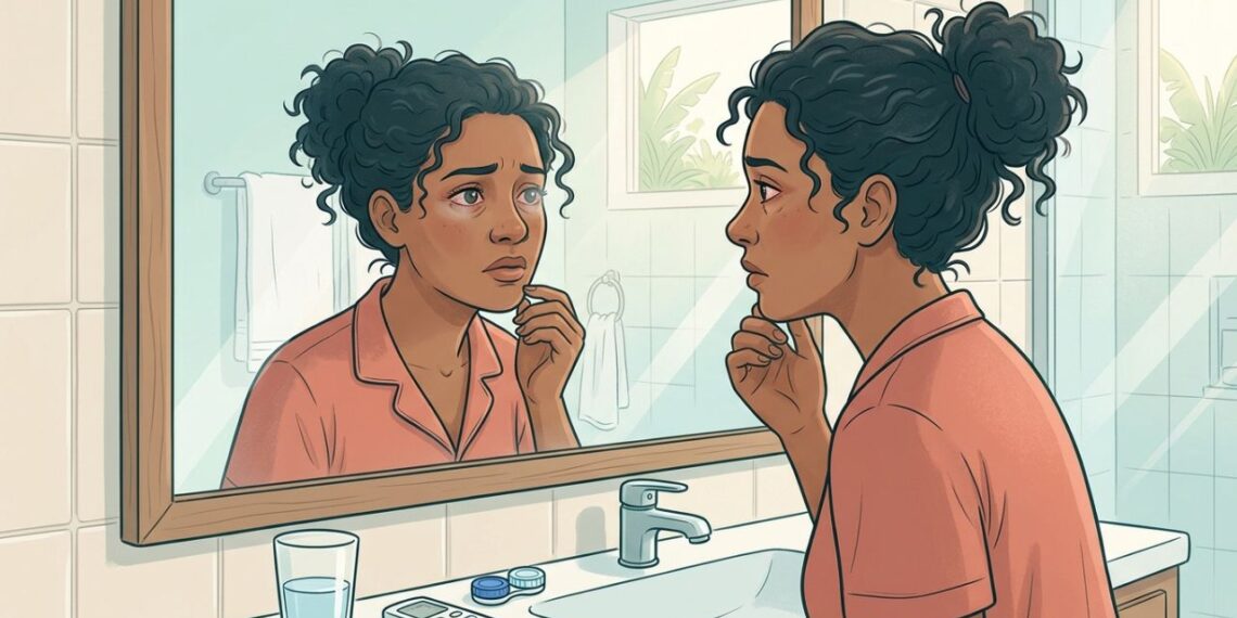 Acordar com os olhos vermelhos e a visão embaçada com frequência pode ser um sinal precoce de olho seco ou alteração na glicose que pede investigação