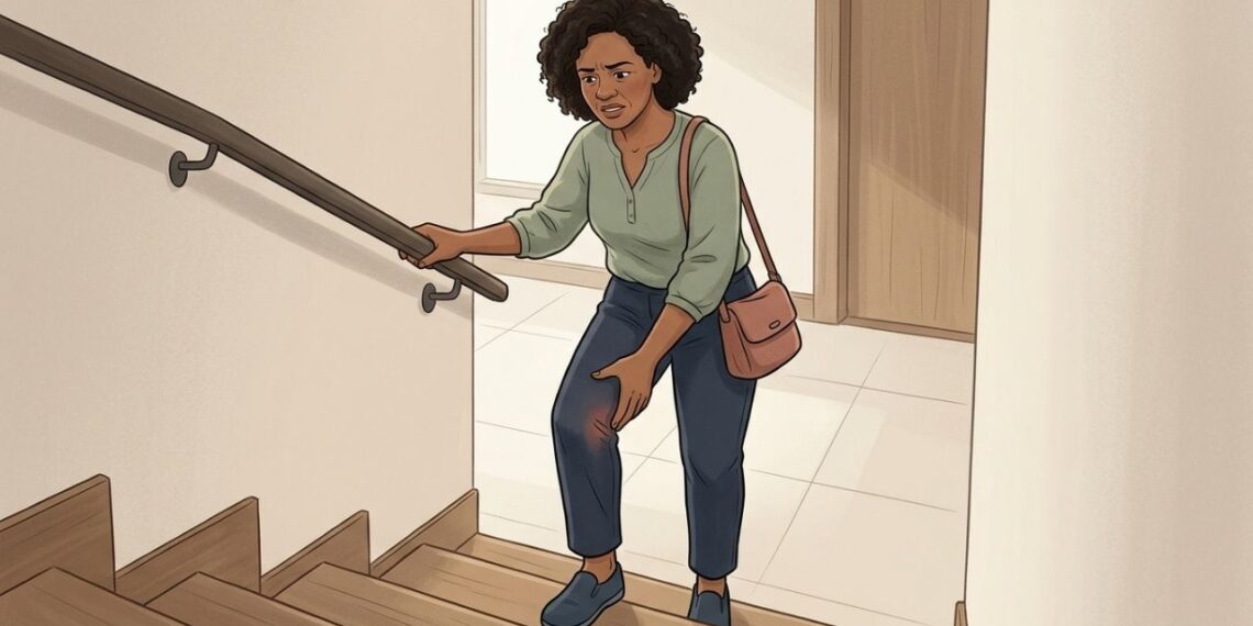 Dor na parte interna do joelho ao subir escadas pode vir de tendões que quase nunca são lembrados