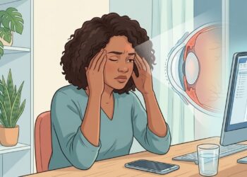 Dor de cabeça no fim do expediente junto com olhos ardendo e dificuldade para focar pode vir do esforço prolongado diante das telas