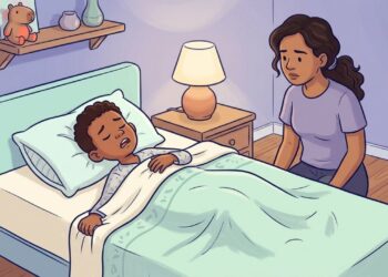 Criança que ronca todas as noites pode não estar apenas dormindo profundamente e precisa ser avaliada