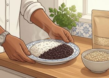 Segundo pesquisas, feijão com arroz no dia a dia oferece praticamente os mesmos benefícios de fibras que aveia importada premium