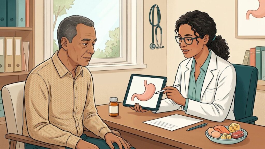 O estômago tem papel essencial na absorção da vitamina B12.