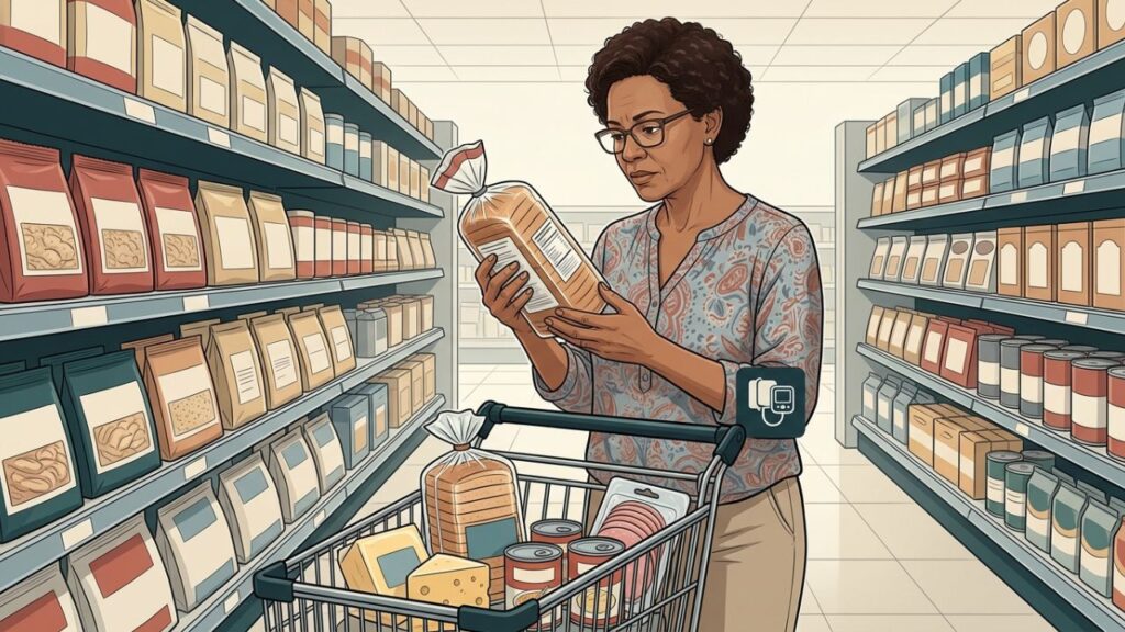 Rótulos revelam o sódio escondido em alimentos comuns do mercado.