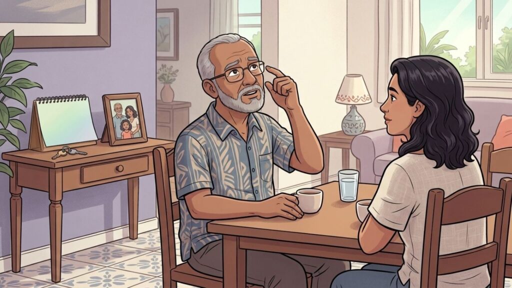 Dificuldade recorrente para encontrar palavras merece atenção quando representa uma mudança recente.