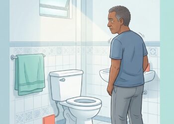 Demorar para começar a urinar e perceber o jato cada vez mais fraco pode indicar aumento da próstata