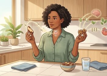 Castanha-do-pará ou nozes como lanche diário: qual é superior para o cérebro, o coração e a tireoide