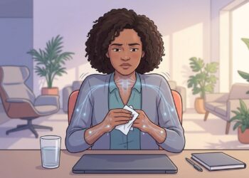 O que significa ter sudorese intensa nas mãos ao ficar ansioso