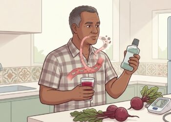 Enxaguante bucal pode atrapalhar o efeito da beterraba sobre a pressão arterial?