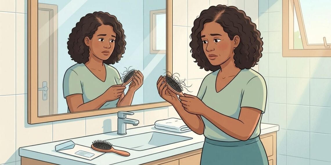 A queda de cabelo nem sempre se deve ao estresse, também pode estar ligada a alterações da tireoide e deficiências nutricionais