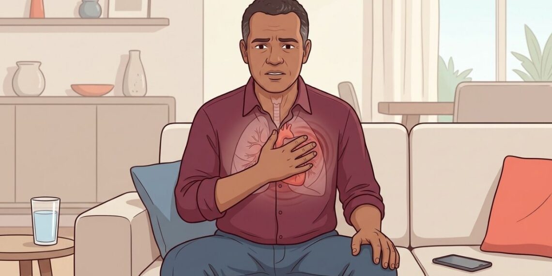 Falta de ar com dor no peito tem essas 10 causas