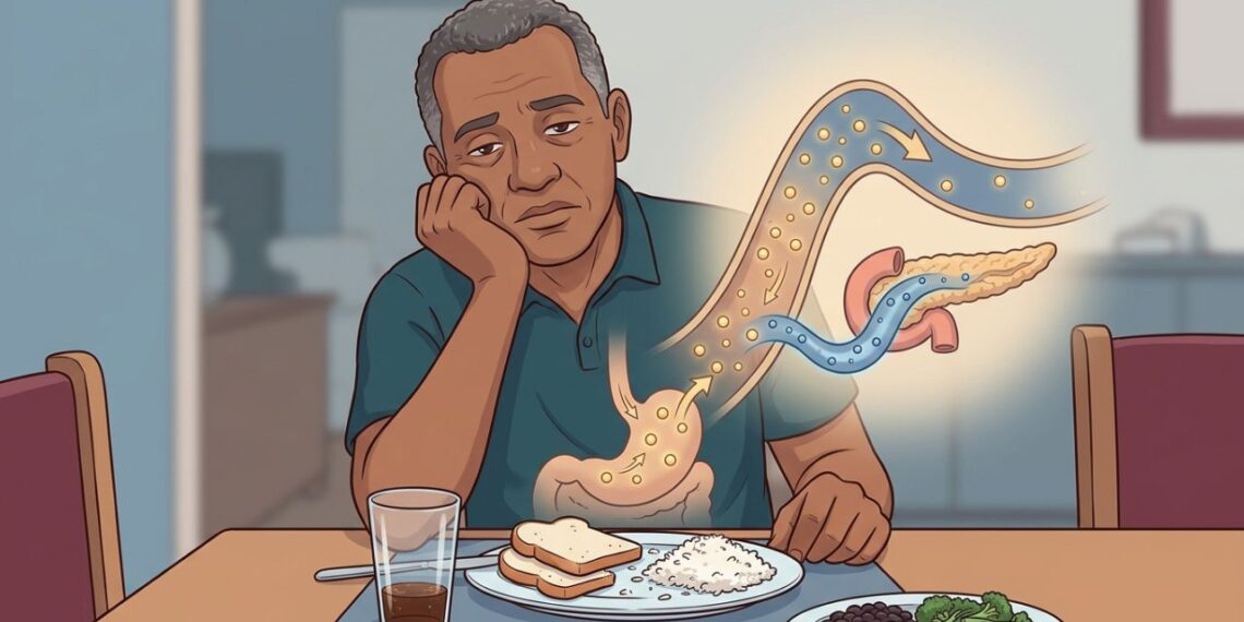 Sentir sonolência depois do almoço com frequência pode ser um dos primeiros sinais de picos de glicose ou refeições muito pesadas durante o dia