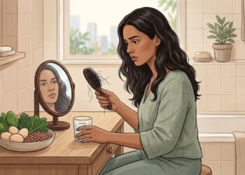 Qual deficiência de nutriente está ligada à queda de cabelo intensa