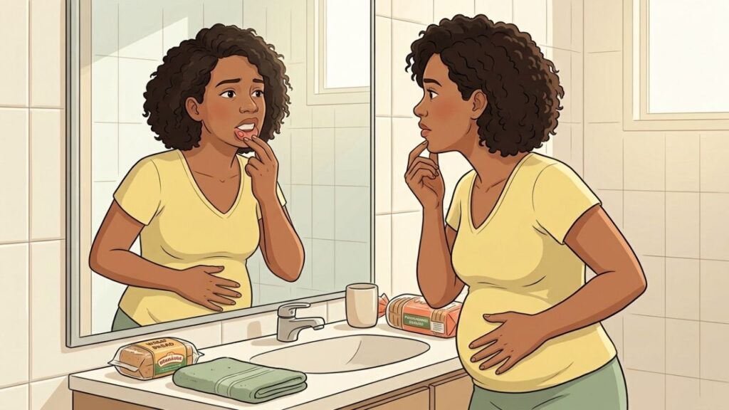 Alterações na boca podem acompanhar má absorção e inflamação intestinal pelo glúten.