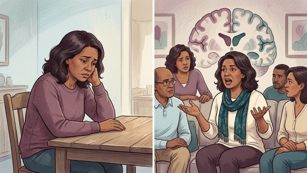 Falta de crítica e desinibição ajudam a diferenciar DFT de depressão.