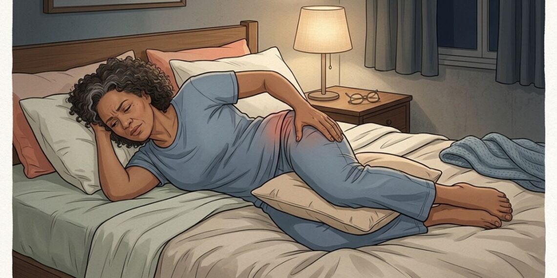 Dor do lado de fora do quadril que piora ao dormir sobre ele nem sempre vem da coluna