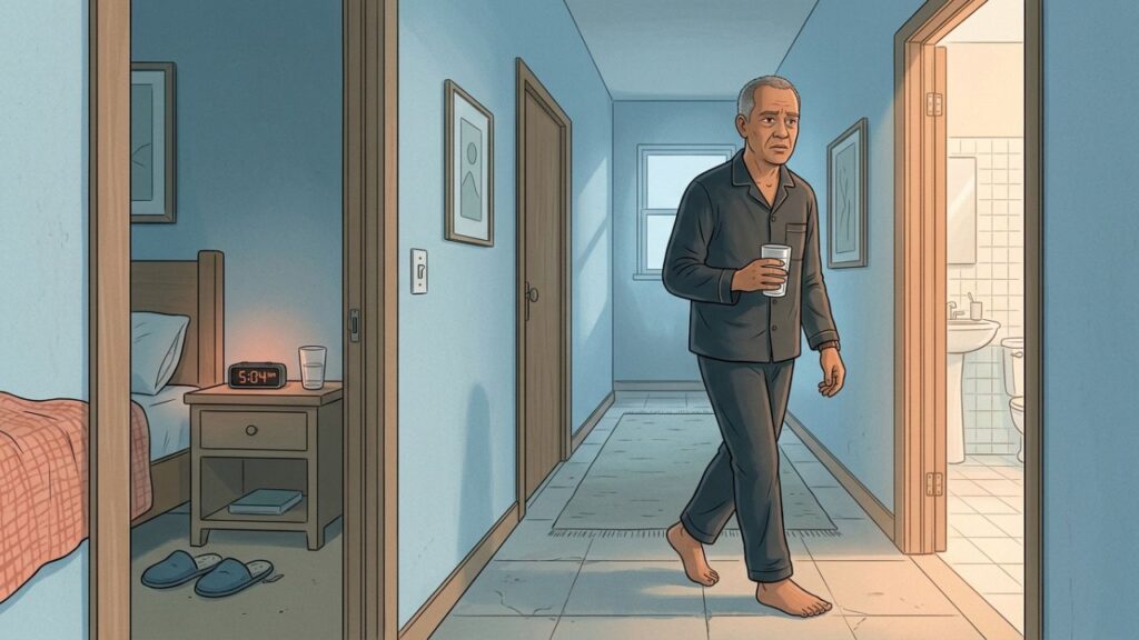 Levantar várias vezes para urinar à noite merece avaliação médica.