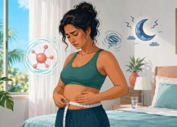 Ganhar peso na barriga mesmo comendo pouco nem sempre é só metabolismo lento: pode ser um sinal de cortisol alto ligado ao estresse