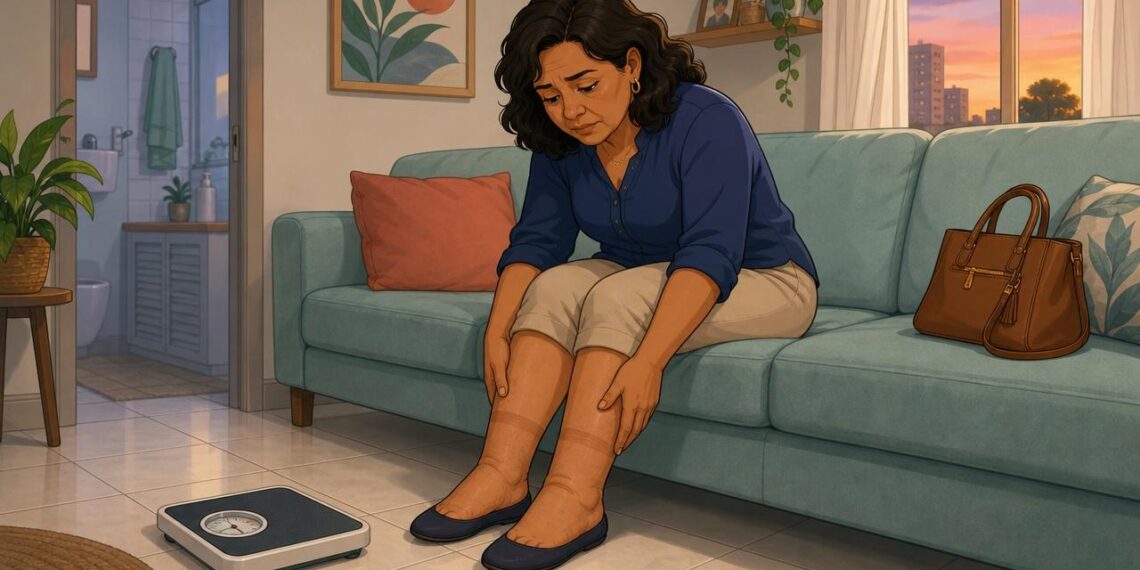 Inchaço constante nas pernas ao fim do dia nem sempre é só cansaço: pode ser um sinal de retenção de líquido ligada aos rins