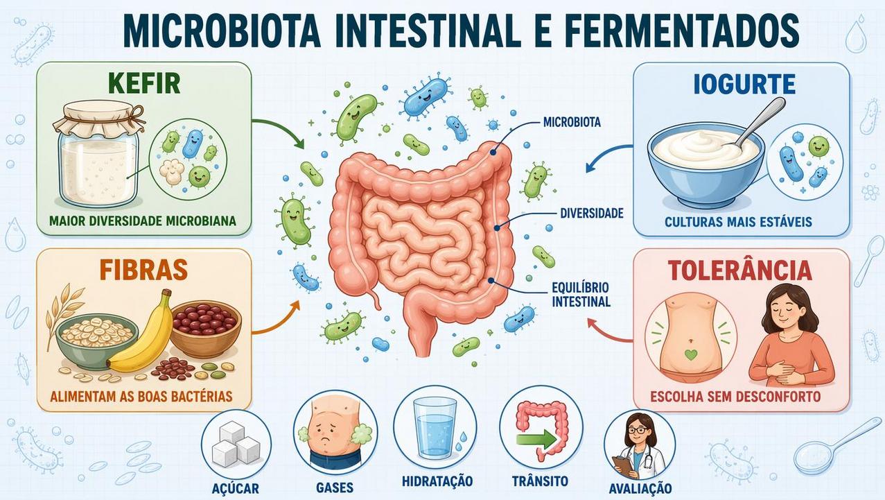 Diversidade microbiana, fibras e tolerância digestiva orientam a melhor escolha diária.
