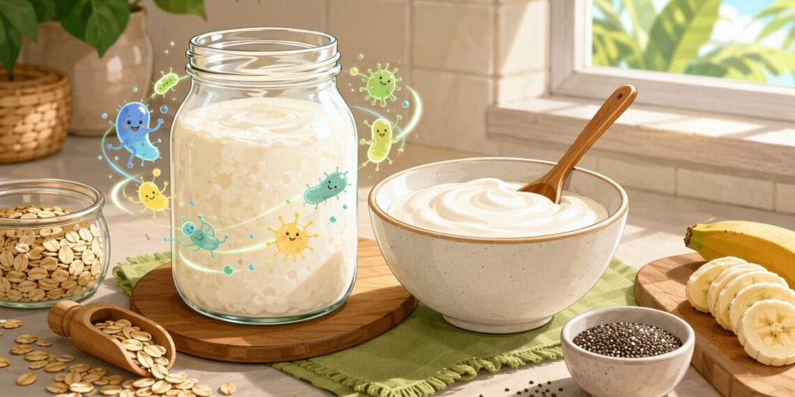 Iogurte natural ou kefir: qual dos dois favorece mais a microbiota intestinal no consumo diário