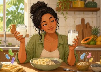 Iogurte natural ou kefir: qual é melhor para equilibrar a flora intestinal e melhorar a imunidade