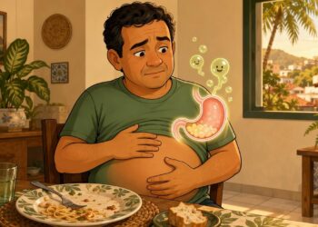O inchaço abdominal contínuo não se deve apenas ao excesso de glúten, mas sim, na maioria dos casos, à baixa produção de ácido estomacal e enzimas digestivas