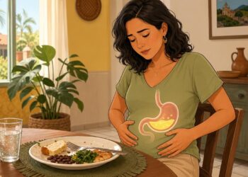 O inchaço abdominal persistente e recorrente não se deve apenas ao excesso de glúten, mas sim, na maioria, à baixa produção de ácido estomacal e enzimas digestivas
