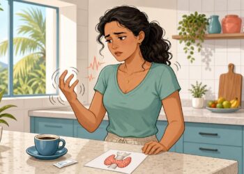 O leve tremor nas mãos nem sempre é nervosismo: pode ser um sinal de excesso de cafeína, tireoide acelerada ou queda de açúcar
