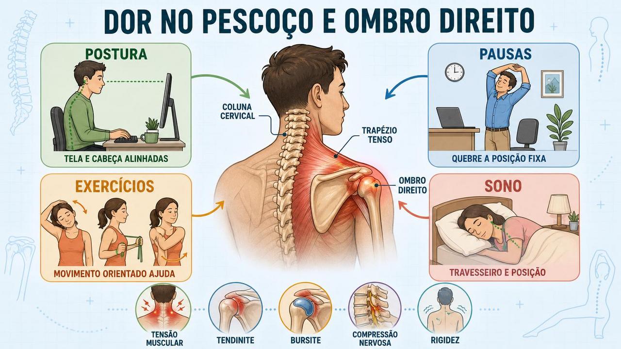 Postura, pausas, exercícios e sono adequado formam pilares contra a dor persistente.