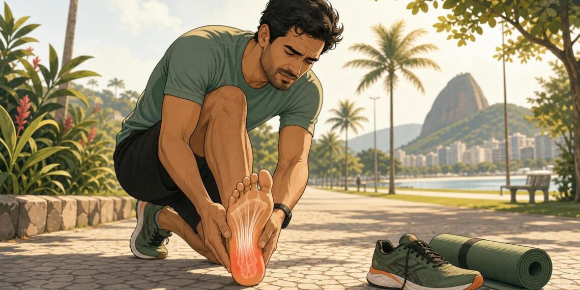 O que é fascite plantar: causas, sintomas e tratamento