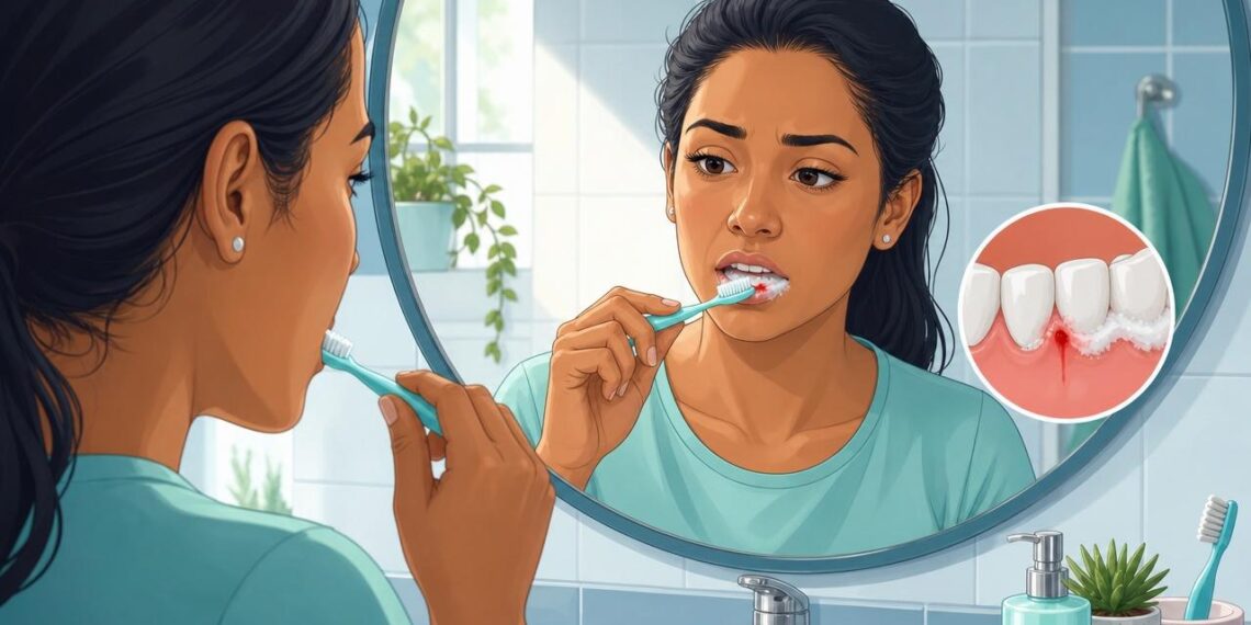 O sangramento na gengiva ao escovar os dentes nem sempre é escovação forte, pode ser um sinal de gengivite