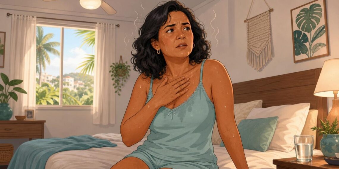 O suor excessivo mesmo em repouso nem sempre é calor: pode ser um sinal de alteração na tireoide ou desequilíbrio hormonal