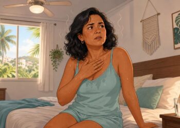 O suor excessivo mesmo em repouso nem sempre é calor: pode ser um sinal de alteração na tireoide ou desequilíbrio hormonal