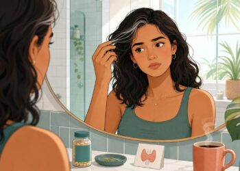 Os cabelos brancos que surgem cedo nem sempre são genética: podem ser um sinal de estresse, falta de vitamina B12 ou problema na tireoide