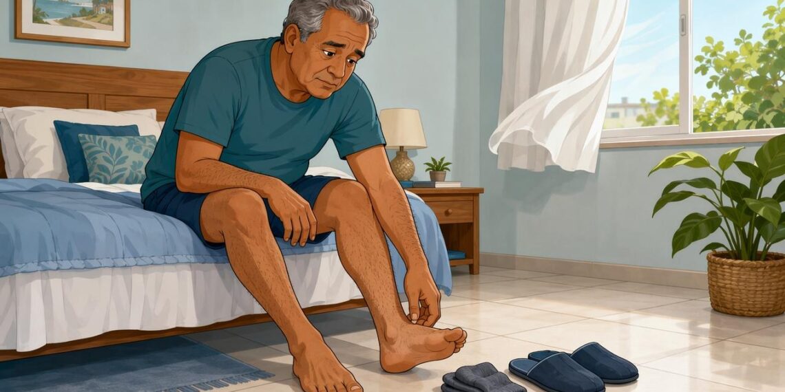Pés frios com queda de pelos nas pernas e unhas grossas não são só frio: podem ser um sinal de má circulação arterial