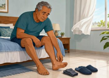 Pés frios com queda de pelos nas pernas e unhas grossas não são só frio: podem ser um sinal de má circulação arterial