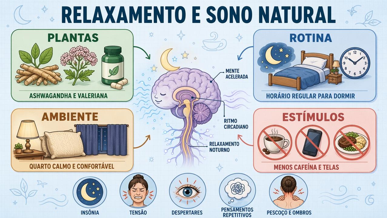 Quatro pilares ajudam a desacelerar a mente e favorecer um sono melhor.