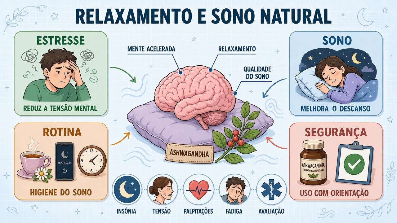 Estresse, sono, rotina e segurança formam os pilares do cuidado natural.