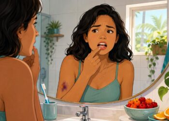 Qual deficiência de vitamina está associada ao sangramento nas gengivas e à facilidade para formar hematomas