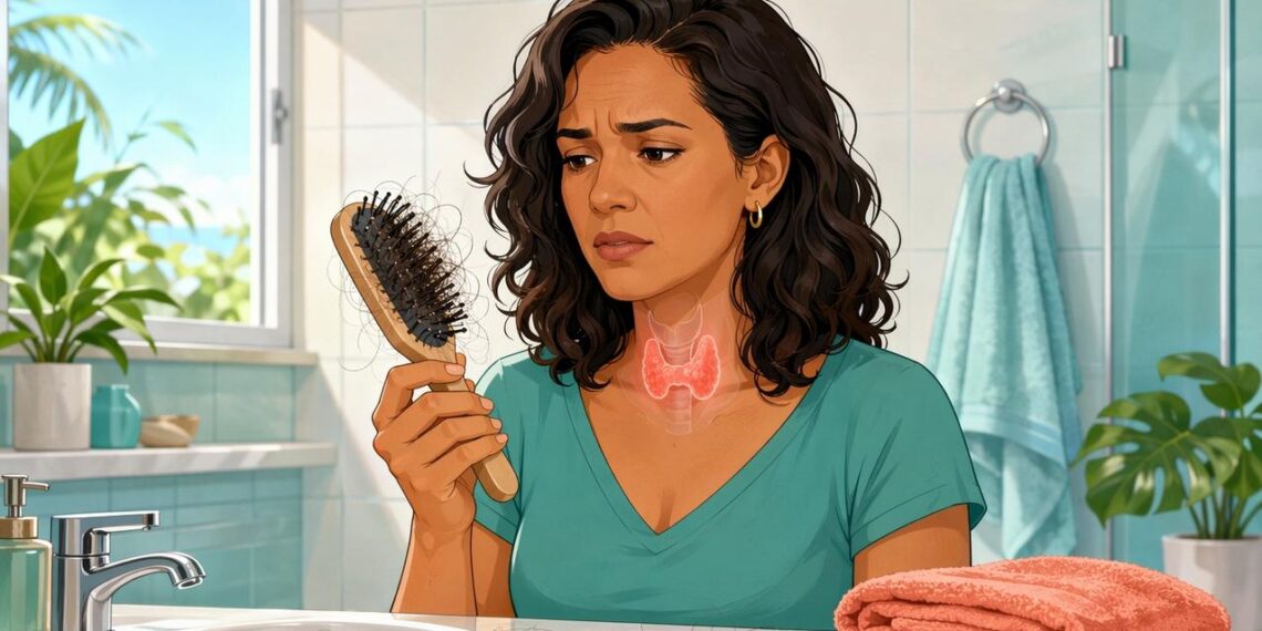 Queda de cabelo excessiva não se deve apenas ao estresse, mas pode ser um dos primeiros sinais de alteração na tireoide