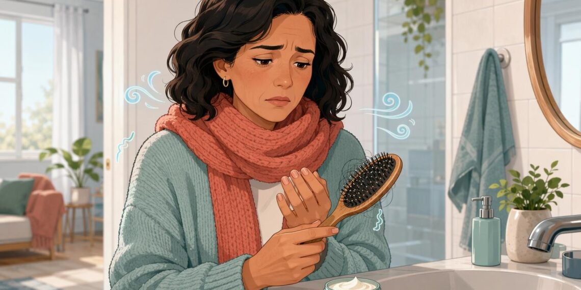 Queda de cabelo junto com sensação constante de frio e unhas fracas pode ser um dos primeiros sinais de tireoide lenta