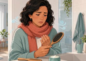Queda de cabelo junto com sensação constante de frio e unhas fracas pode ser um dos primeiros sinais de tireoide lenta