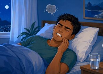Ranger os dentes durante a noite com frequência pode ser um dos primeiros sinais de bruxismo ligado ao estresse