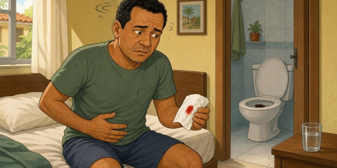 Sangue vermelho vivo ou fezes escuras como borra de café: o que cada tipo de sangramento indica e quando é emergência
